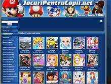 Tablet Screenshot of jocuripentrucopii.net